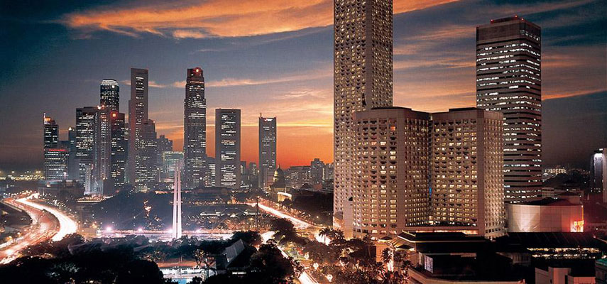 city view of singapore